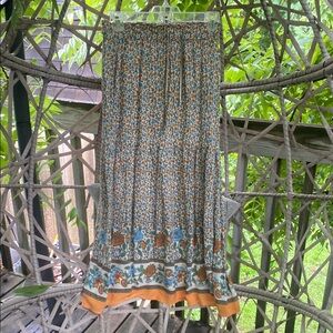 Summer Rayon Maxi Skirt